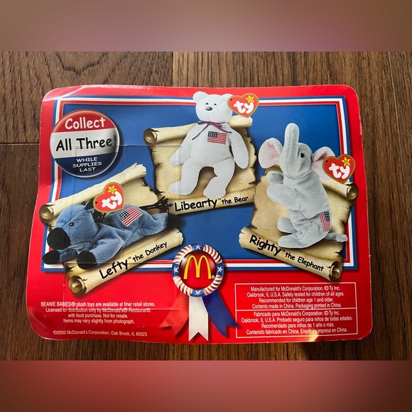 McDonalds American Trio beanie babies - Picture 6 of 10